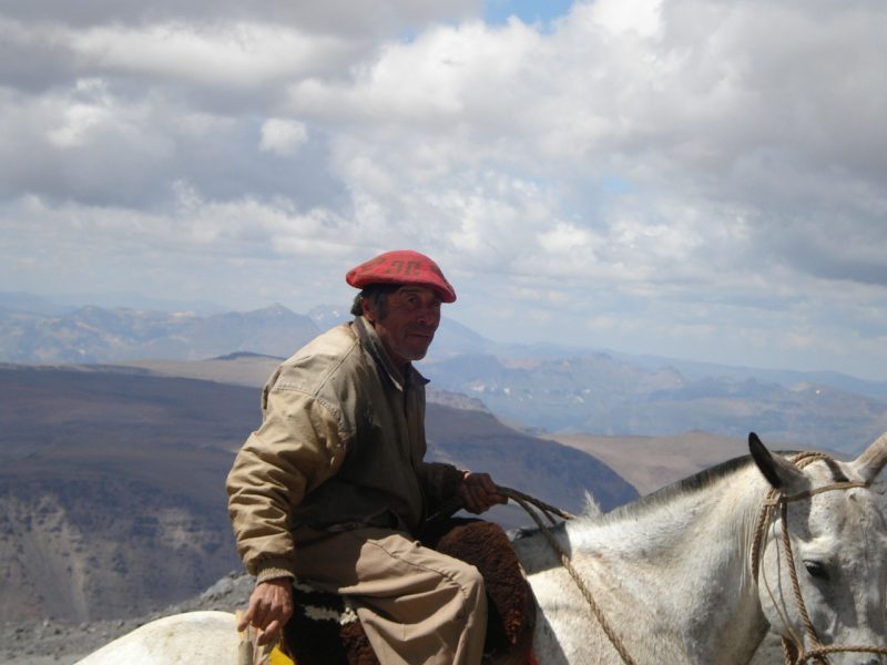 Argentina gaucho in traditional dress