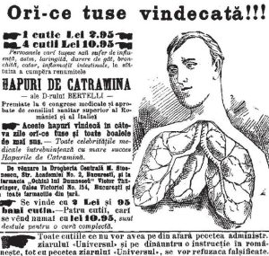 old ad for creosote as medicine