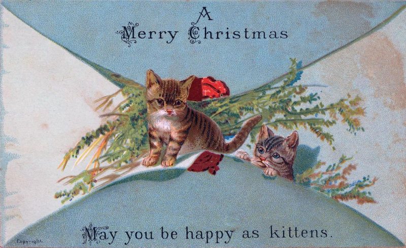 victorian christmas card