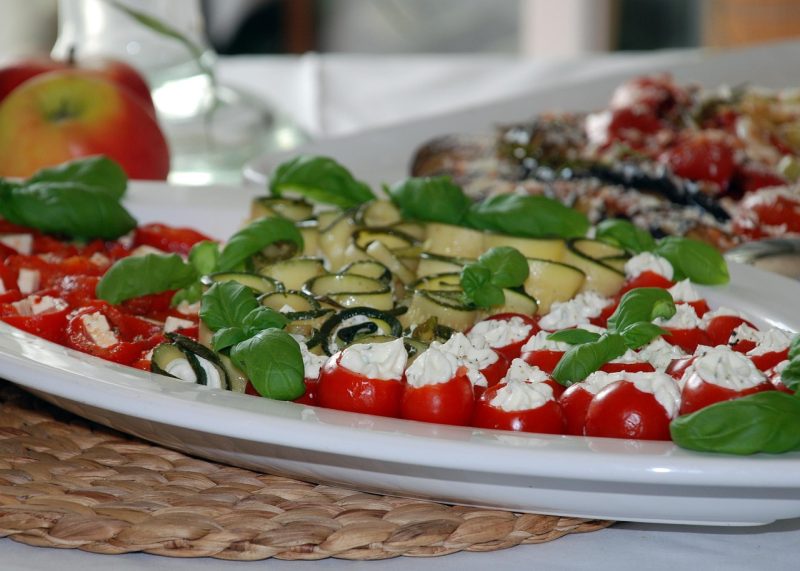 zucchini curls antipasto