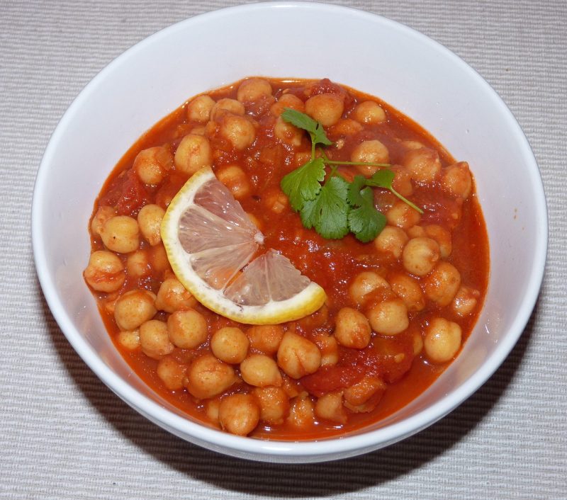 cooked chick peas