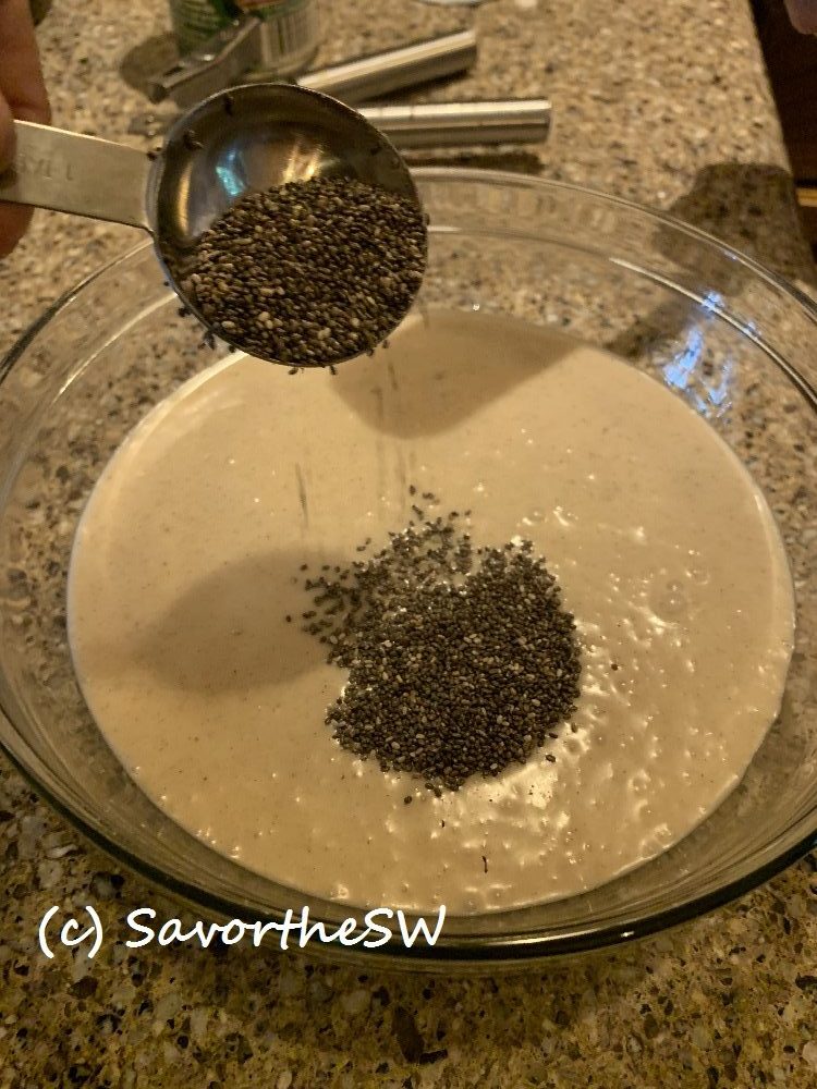 Chia pudding on savor the southwest