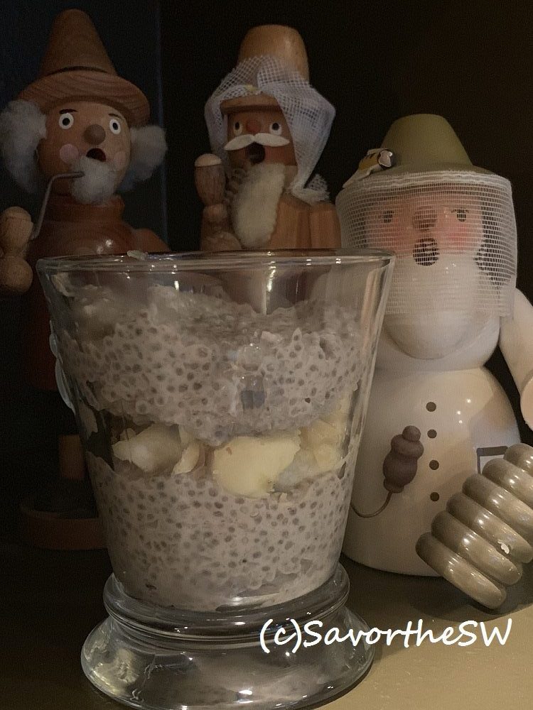 Chia pudding on savor the southwest