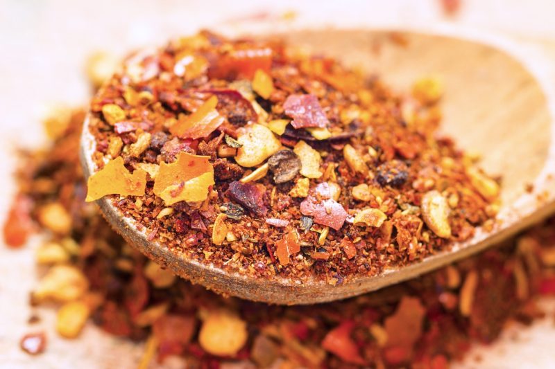 chili flakes to use to make herbal blends