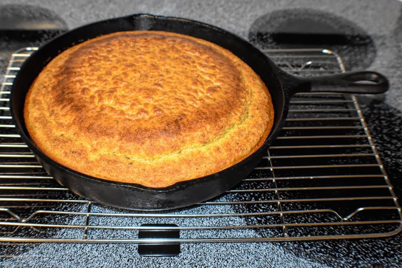 cornbread with verdolagas