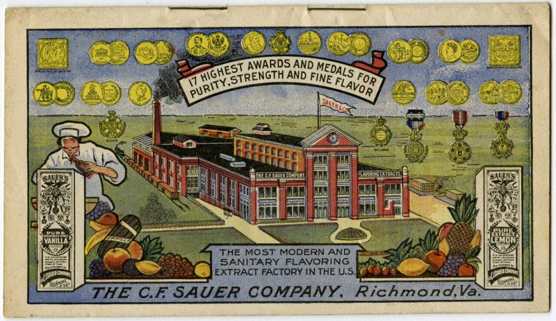 advertisment for vanilla extract fron a centruy ago