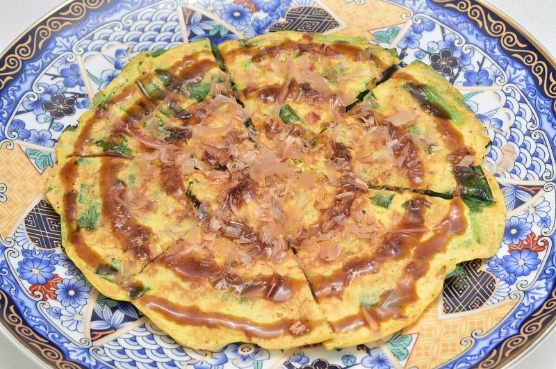 garlic chives pancakes