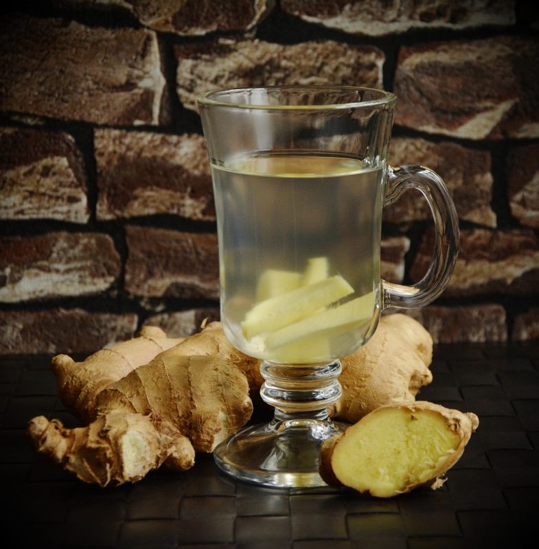 ginger herbal tea can be turned into this sparkling beverage