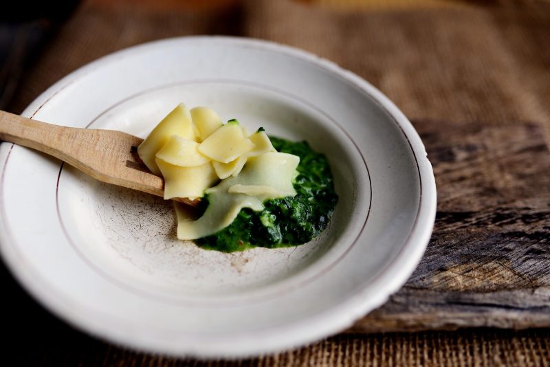 purslane and pasta