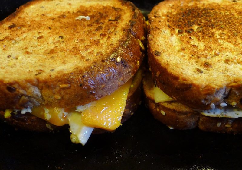 grilled cheese sandwiches