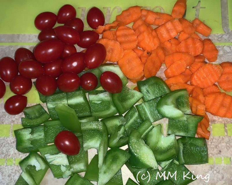 vegetables ready to cook