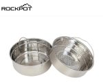 pans for the rockpot to aid in cooking