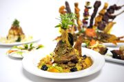 tagine a moroccan stewed dish named for the pot it is cooked in