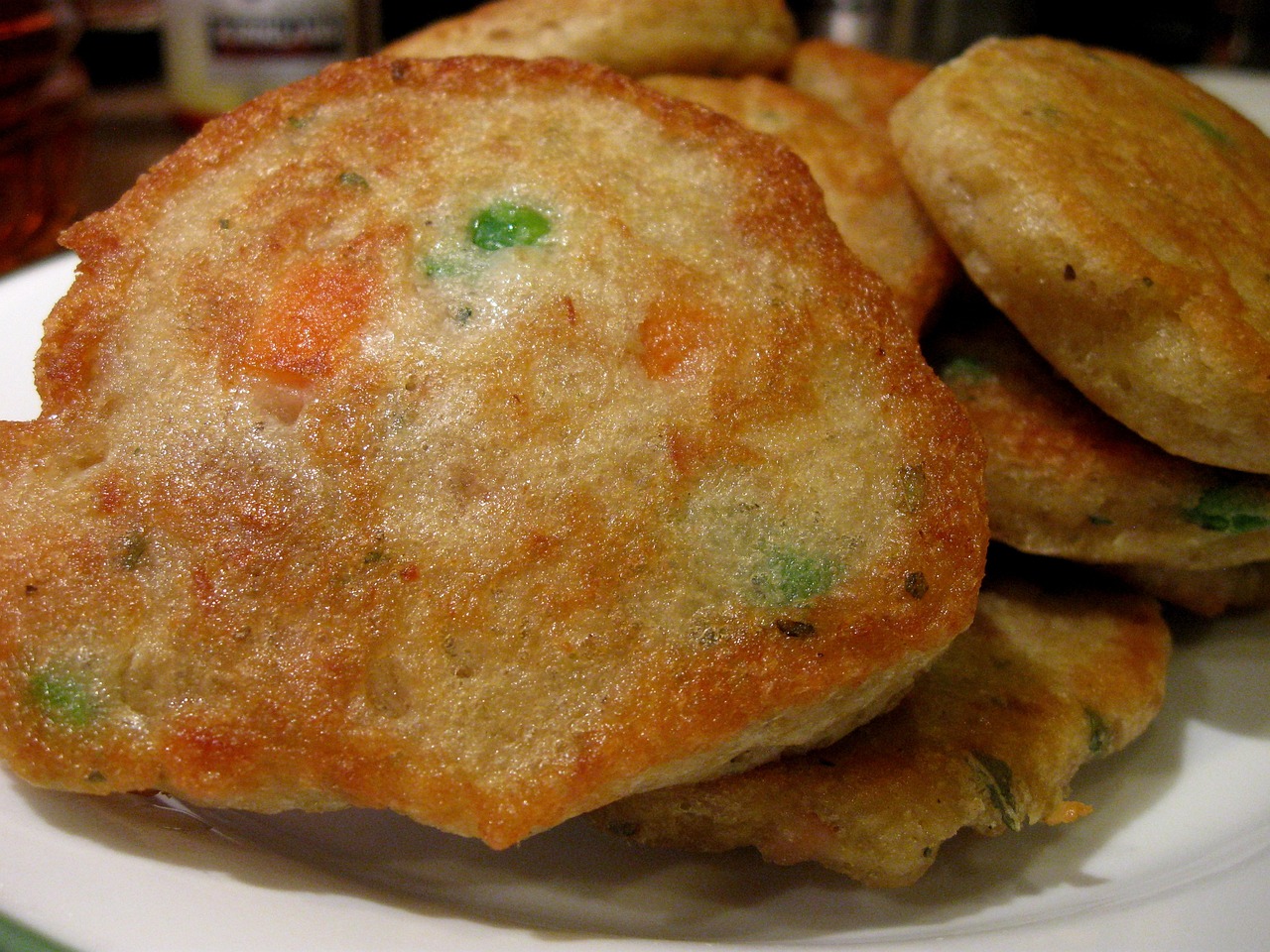 vegetable fritter food