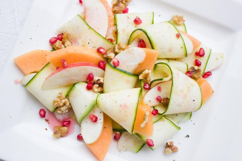 zucchini curls salad